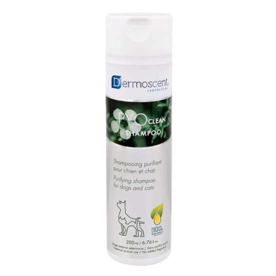 Dermoscent PYOclean Shampoo – Șampon Antimicrobian pentru Câini și Pisici – 200 ml